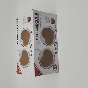 Brillant Heart Shaped Tea Cups New with Box